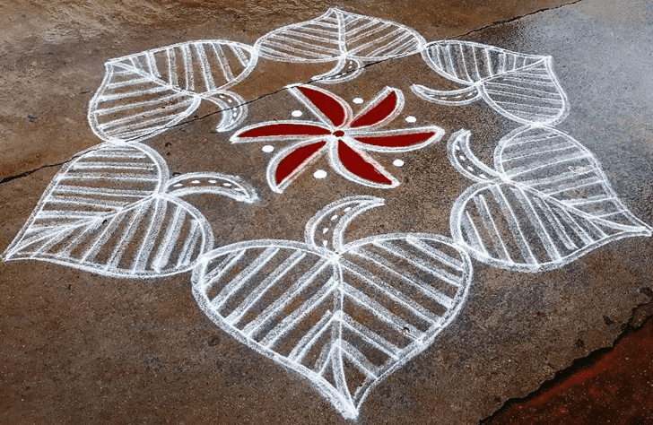 Nice Agrahayana Amavasya Rangoli