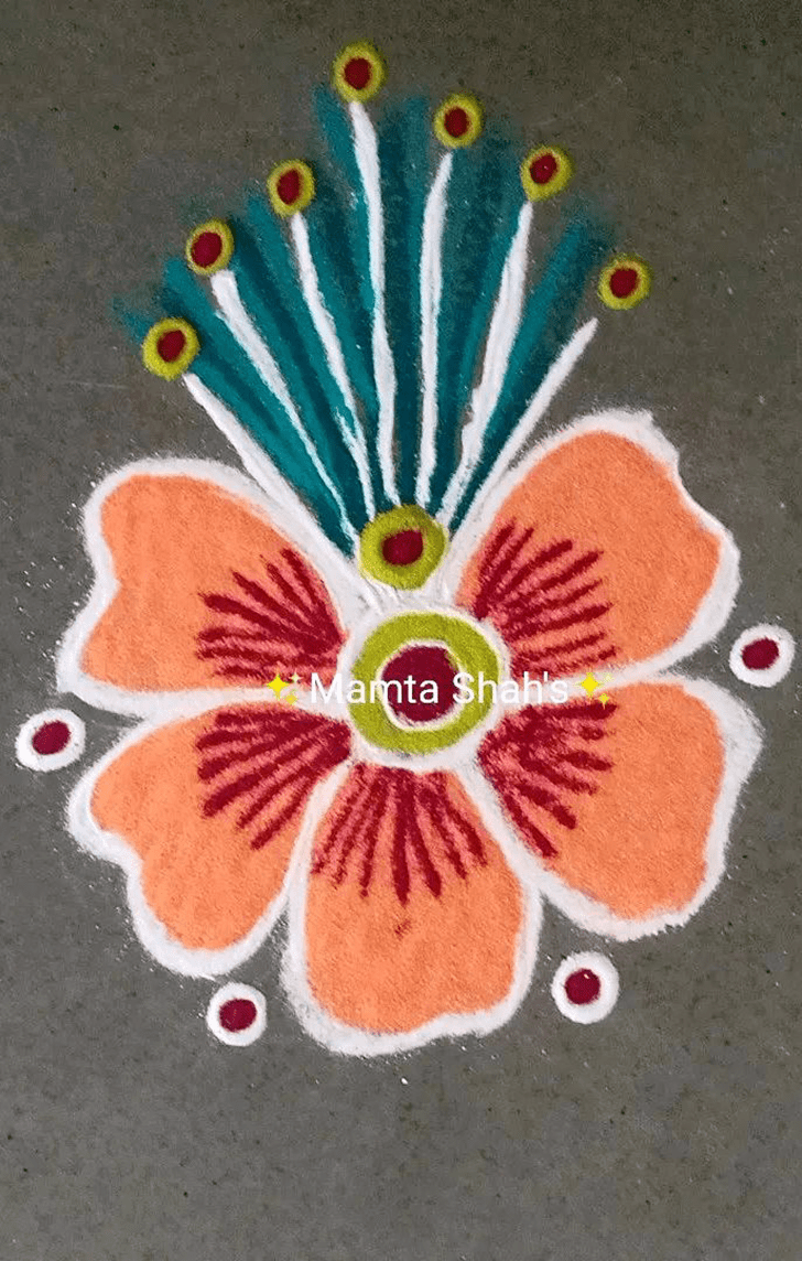 Radiant Agrahayana Amavasya Rangoli