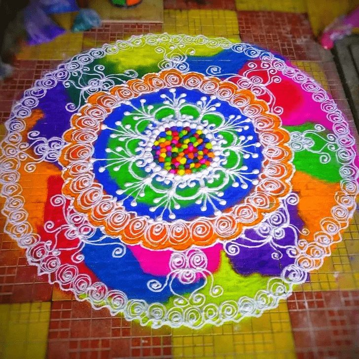 Stunning Agrahayana Amavasya Rangoli