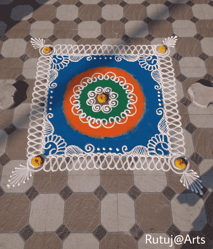 Enthralling Ahoi Ashtami Rangoli