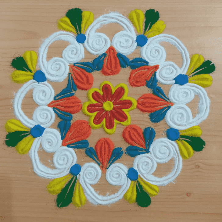 Fascinating Ahoi Ashtami Rangoli