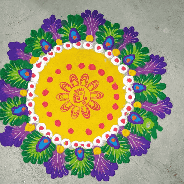 Ideal Ahoi Ashtami Rangoli