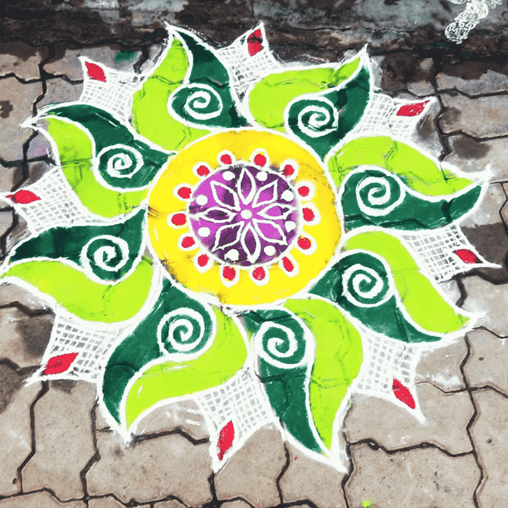 Marvelous Ahoi Ashtami Rangoli