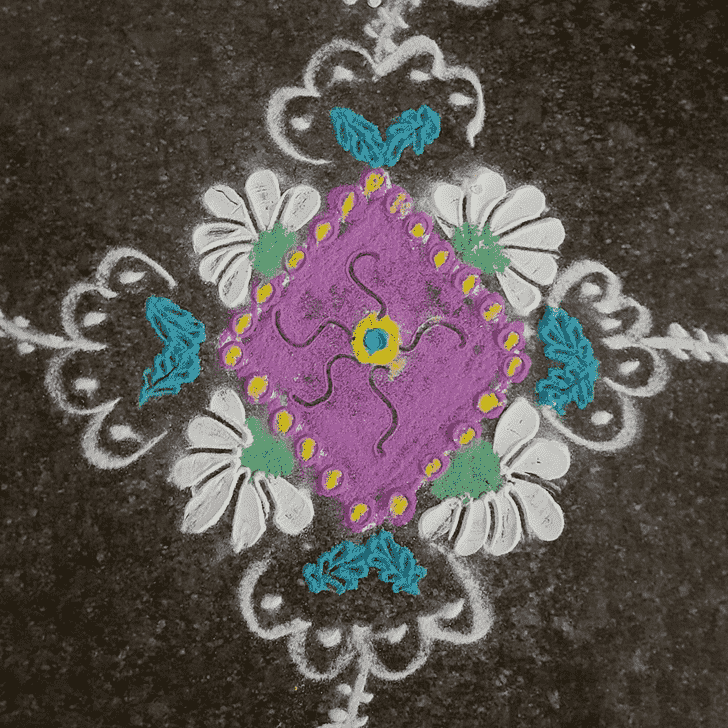 Radiant Ahoi Ashtami Rangoli