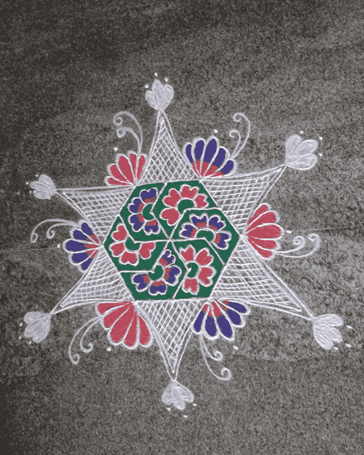 Refined Ahoi Ashtami Rangoli