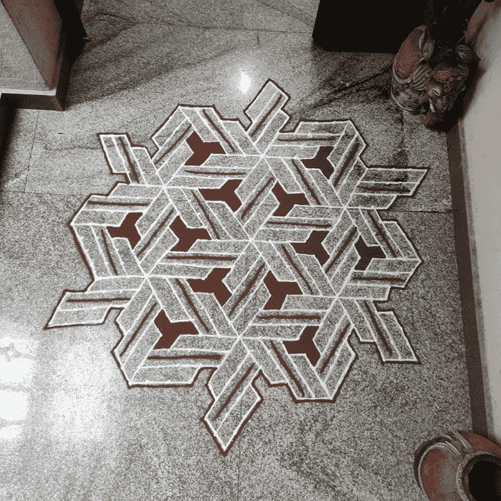 Stunning Ahoi Ashtami Rangoli