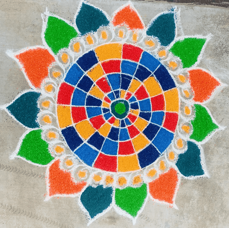 Wonderful Ahoi Ashtami Rangoli Design