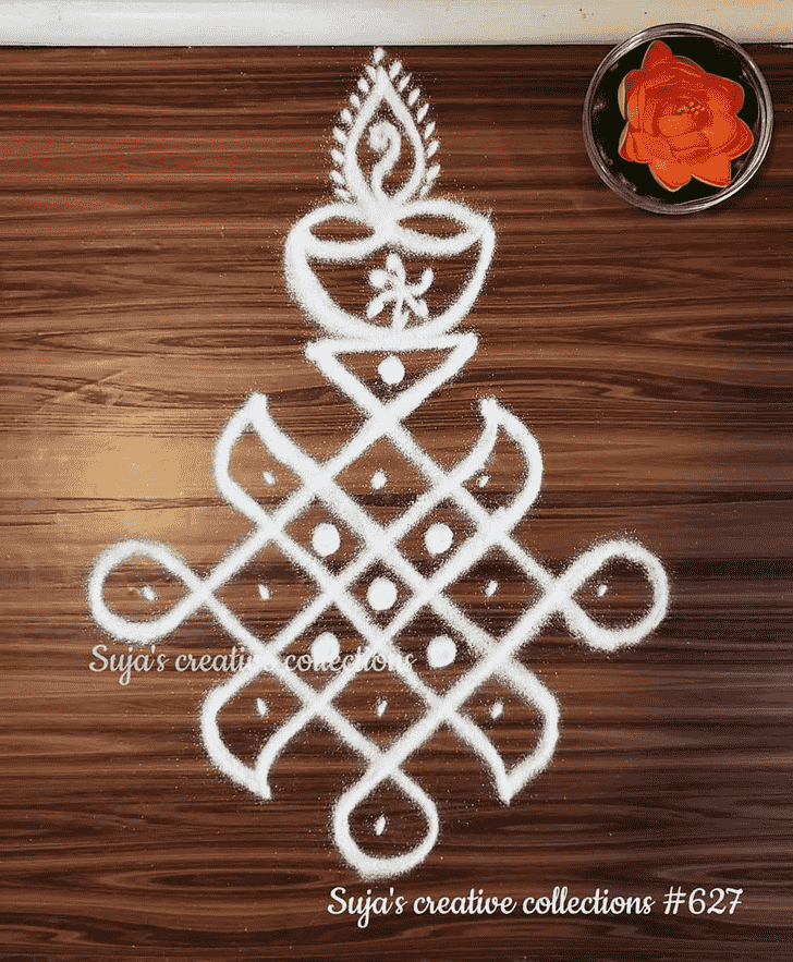 Ideal Akshaya Tritiya Rangoli