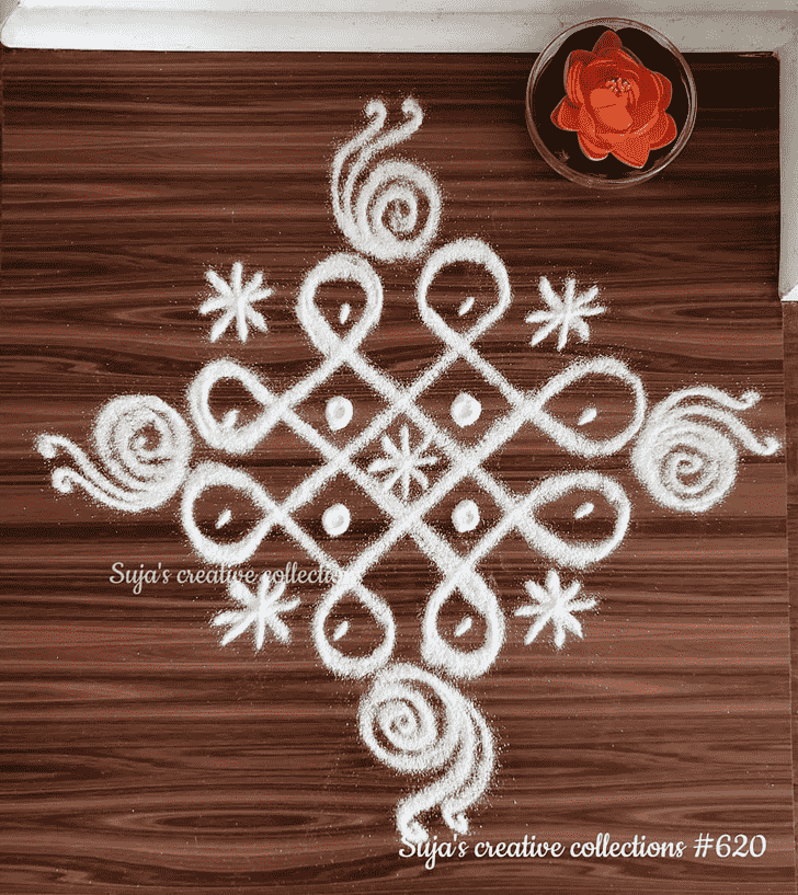 Inviting Akshaya Tritiya Rangoli