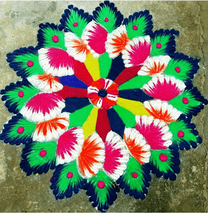 Adorable Amalaki Ekadashi Rangoli