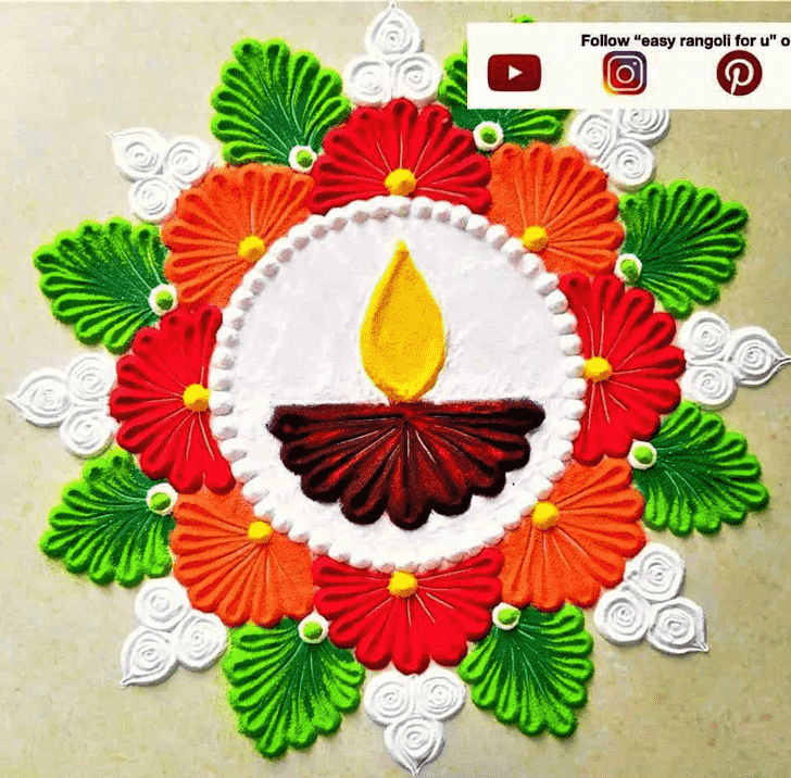 Charming Amalaki Ekadashi Rangoli