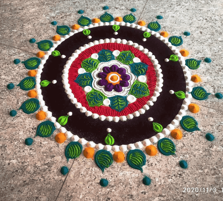 Exquisite Amalaki Ekadashi Rangoli