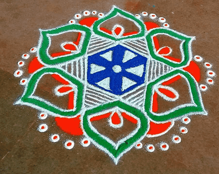 Fine Amalaki Ekadashi Rangoli