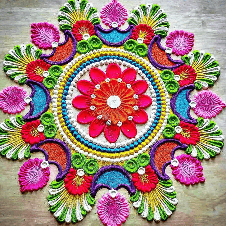 Grand Amalaki Ekadashi Rangoli