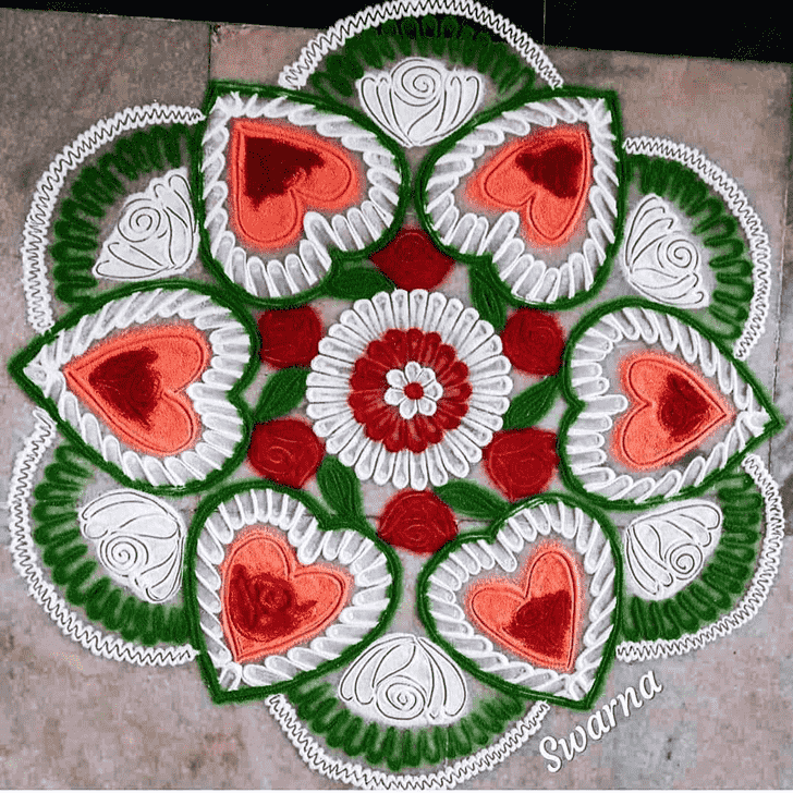 Lovely Amalaki Ekadashi Rangoli Design