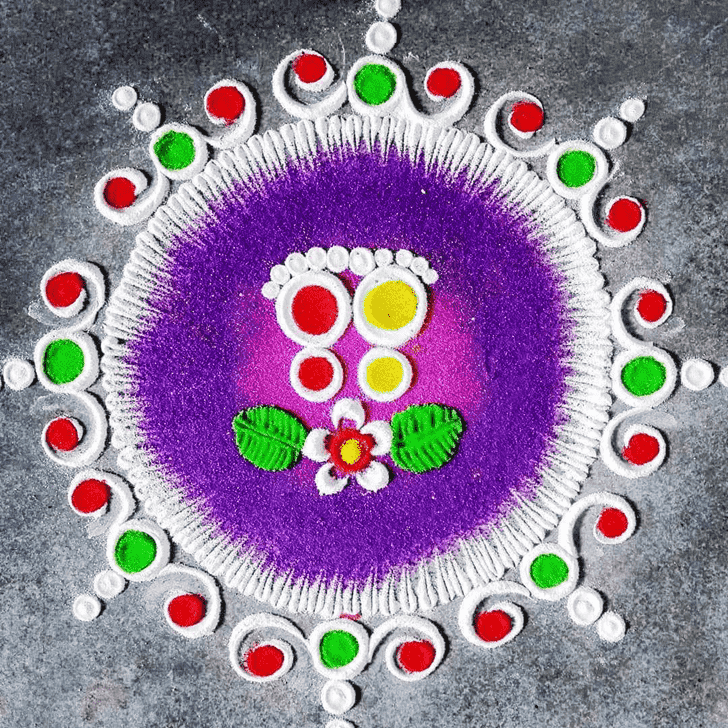 Magnetic Amalaki Ekadashi Rangoli