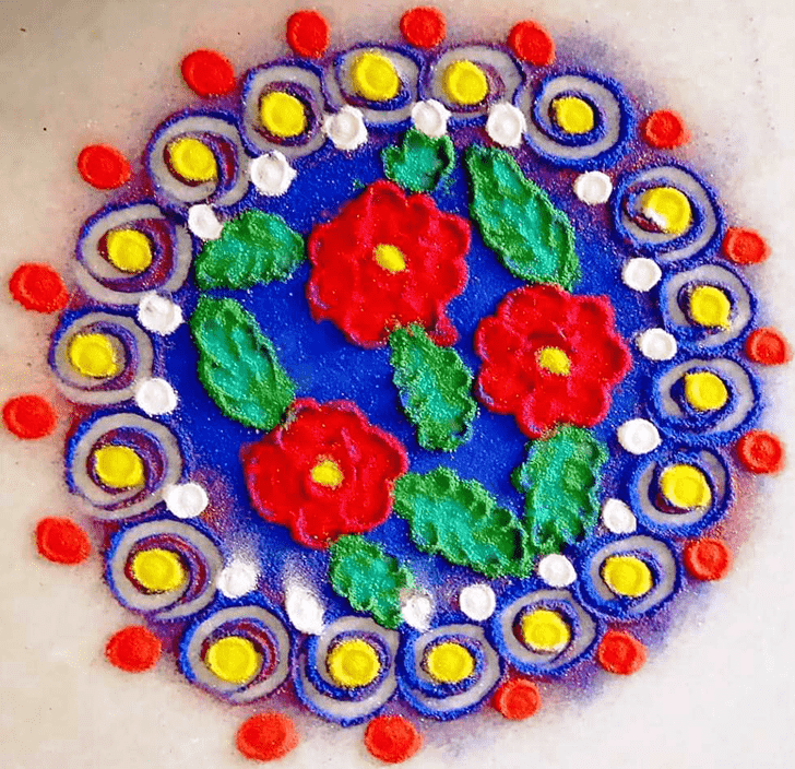 Nice Amalaki Ekadashi Rangoli