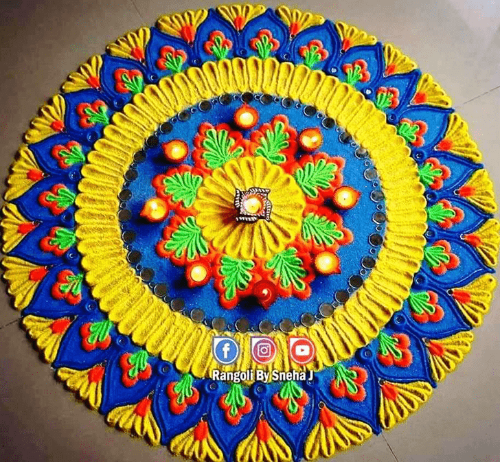 Ravishing Amalaki Ekadashi Rangoli