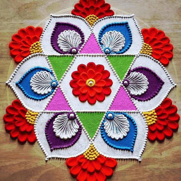 Shapely Amalaki Ekadashi Rangoli