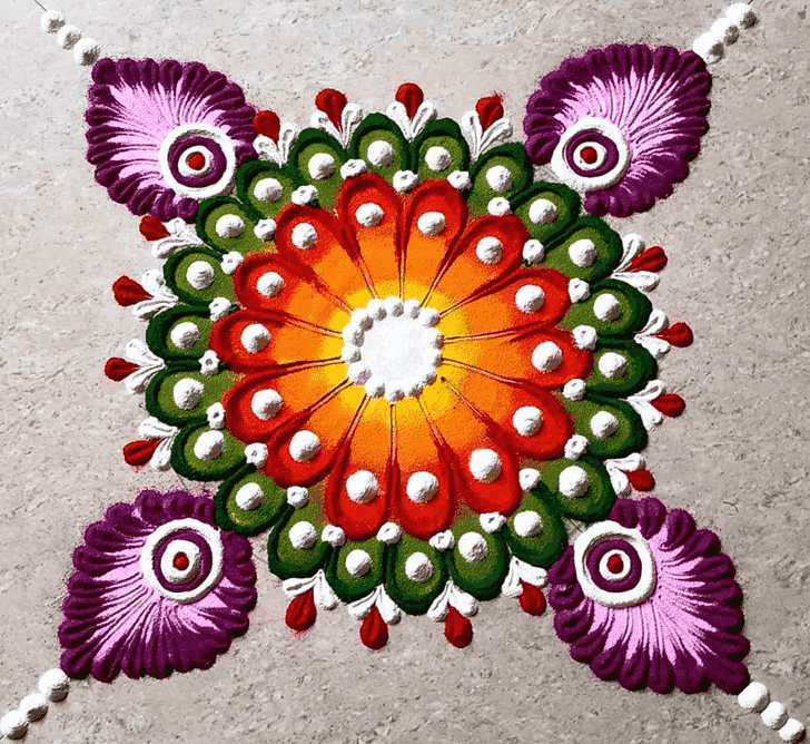 Superb Amalaki Ekadashi Rangoli