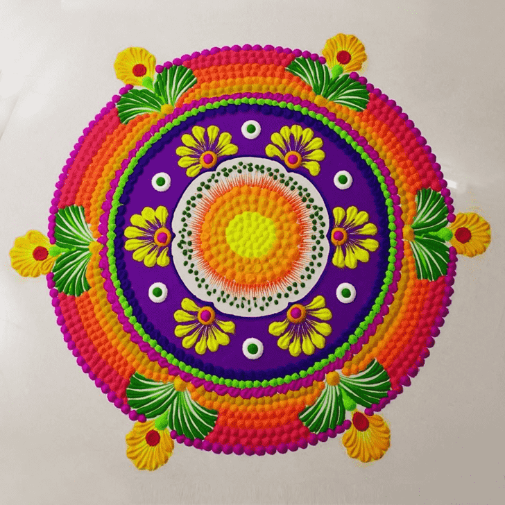 Refined Apara Ekadashi Rangoli