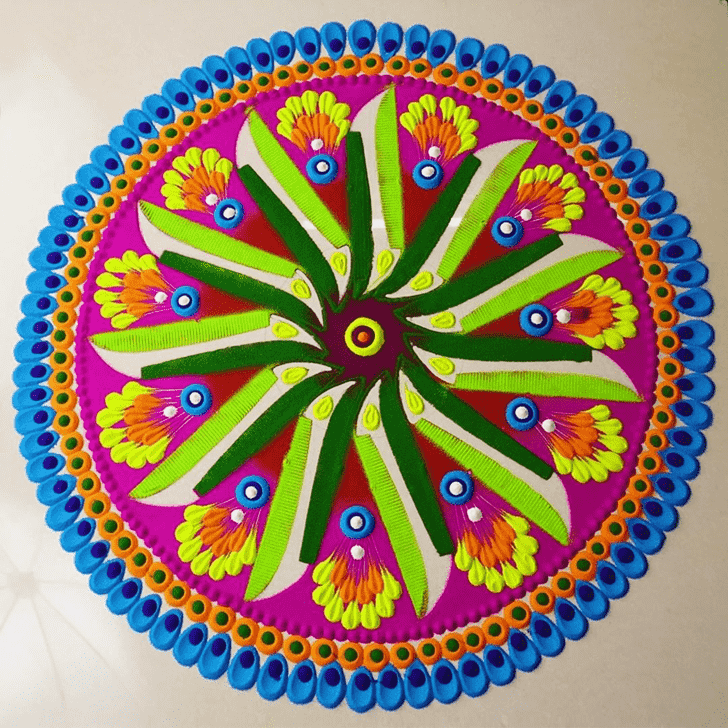 Resplendent Apara Ekadashi Rangoli