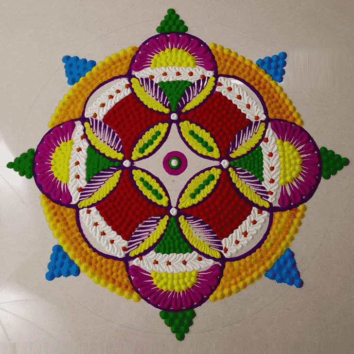 Slightly Apara Ekadashi Rangoli