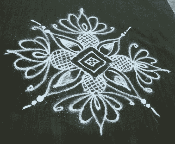 Splendid Apara Ekadashi Rangoli