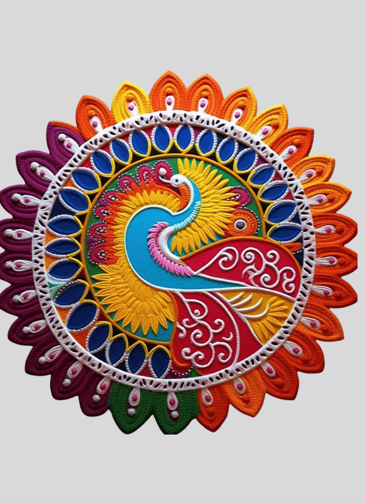 Admirable Artistic Rangoli Design