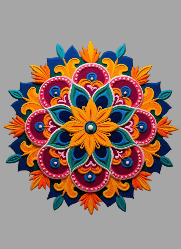 Awesome Artistic Rangoli