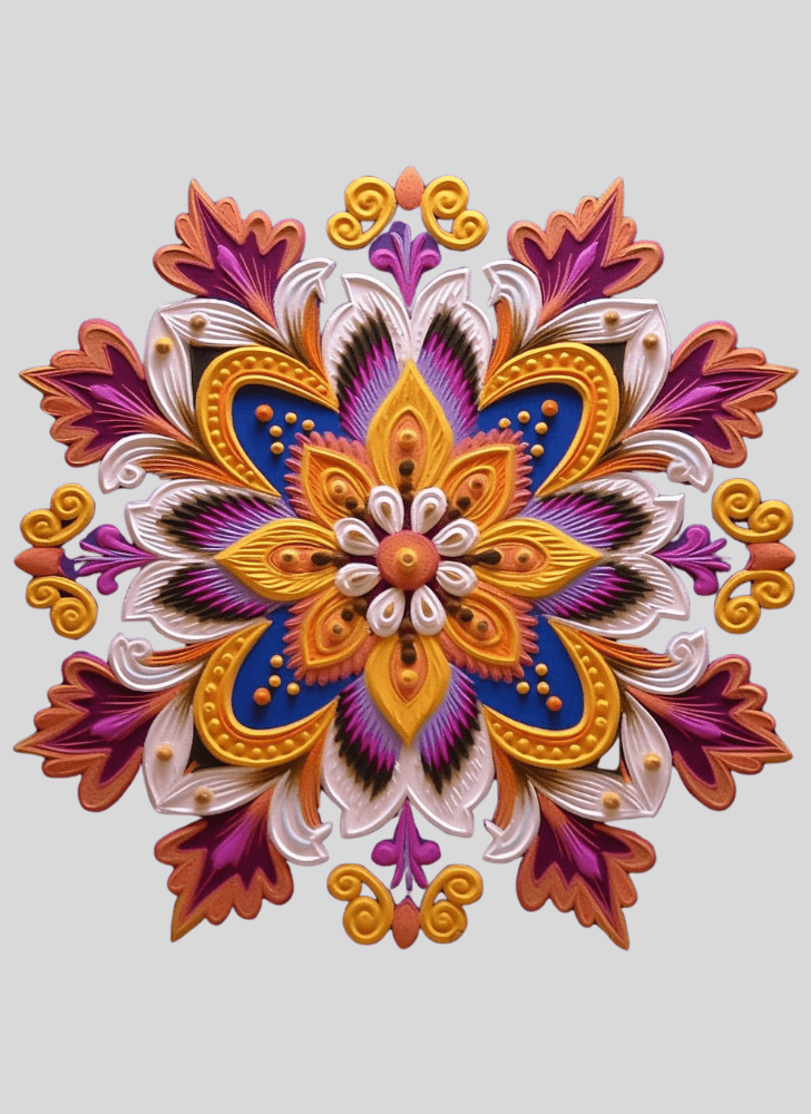 Marvelous Artistic Rangoli