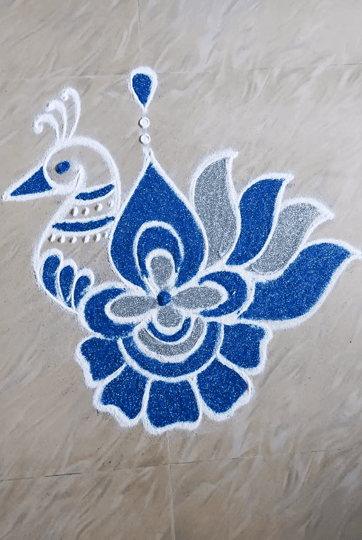 Enthralling Asadha Amavasya Rangoli