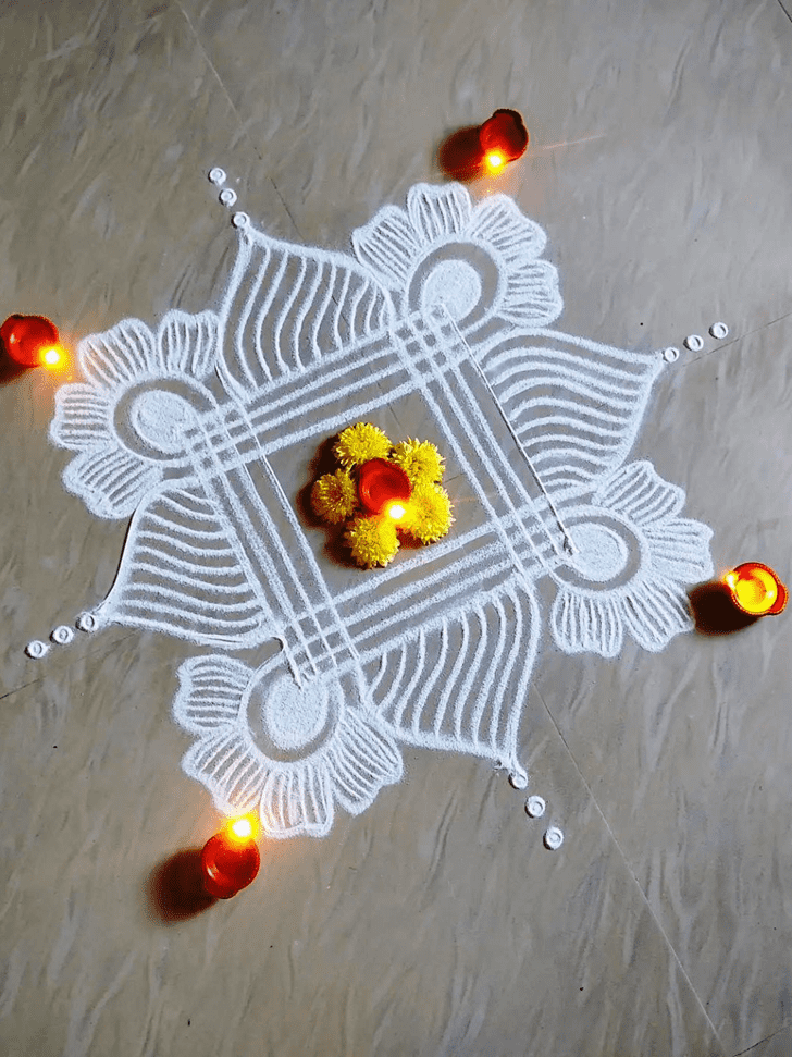 Fair Asadha Amavasya Rangoli