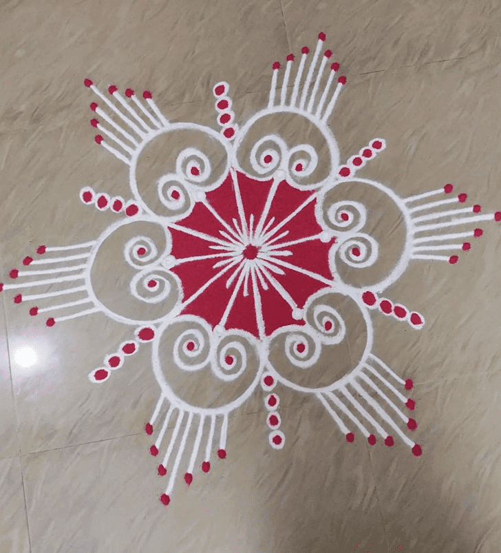 Awesome Asadha Amavasya Rangoli