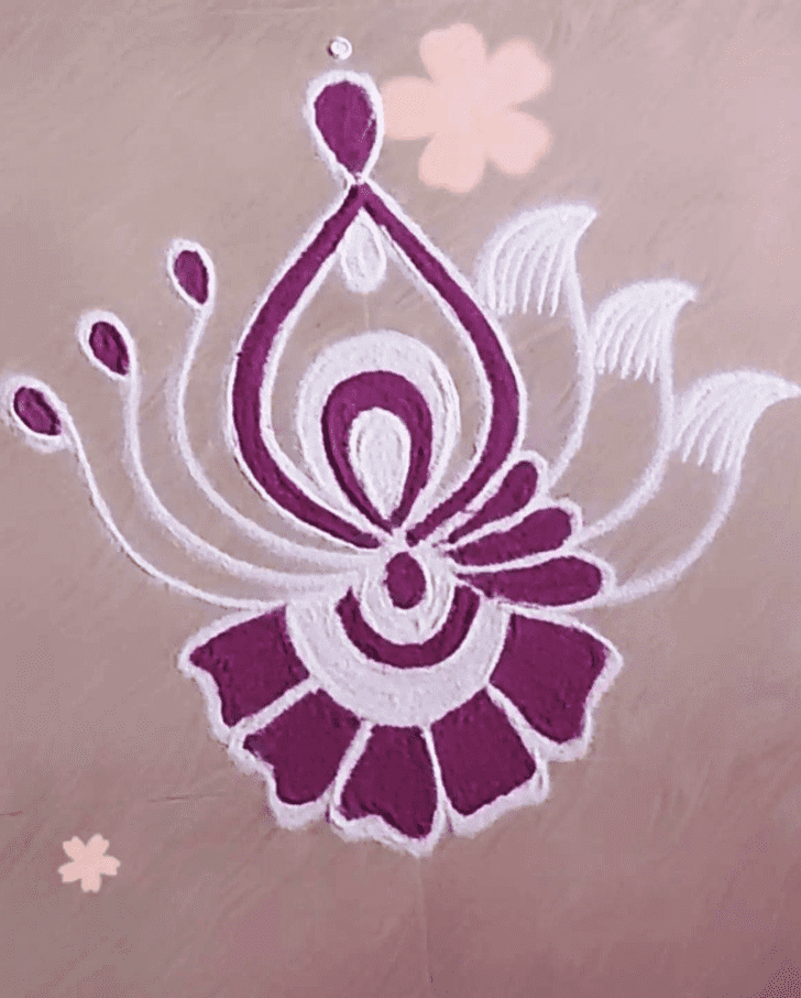 Magnetic Asadha Amavasya Rangoli