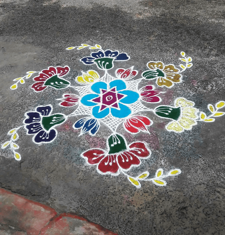 Asadha Purnima Rangoli