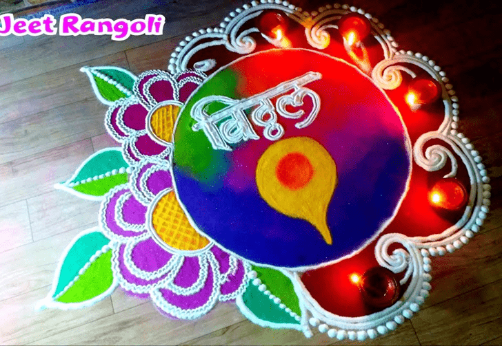 Ashadi Ekadashi Rangoli