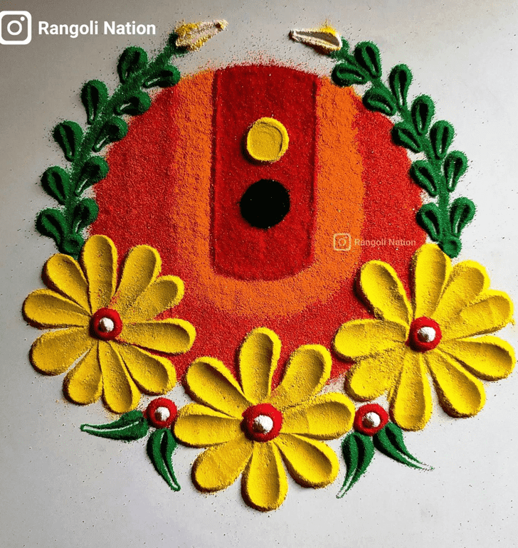 Enticing Ashadi Ekadashi Rangoli