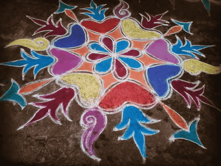 Excellent Attractive Rangoli