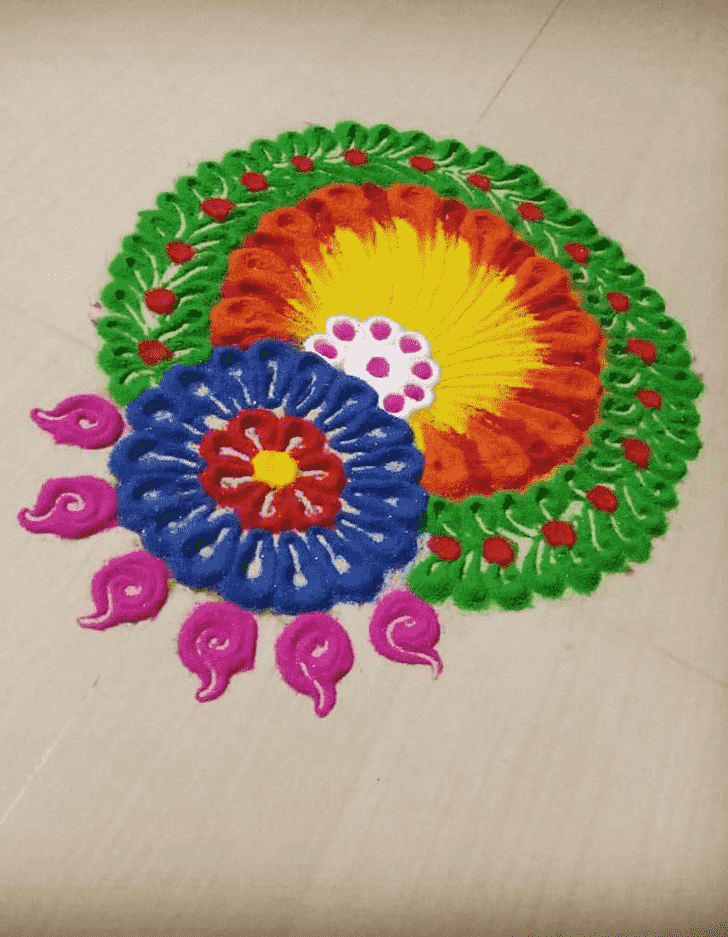 Ideal Attractive Rangoli