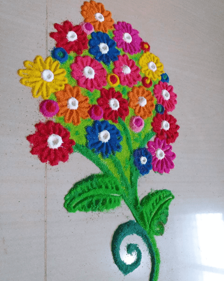 Magnetic Attractive Rangoli