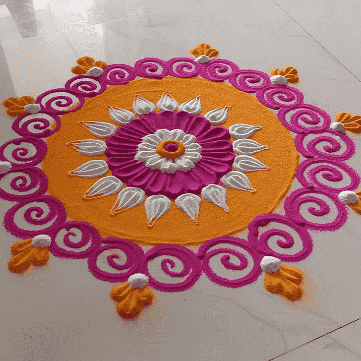 Slightly Attractive Rangoli