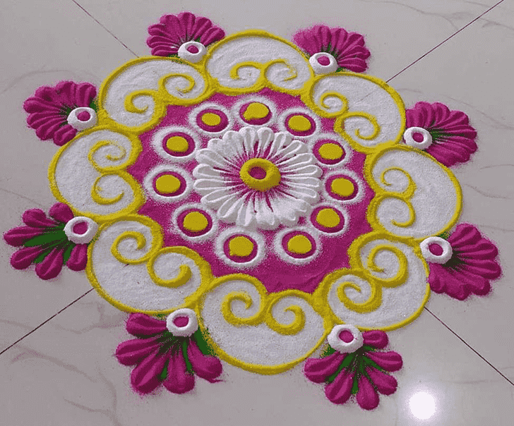 Stunning Attractive Rangoli