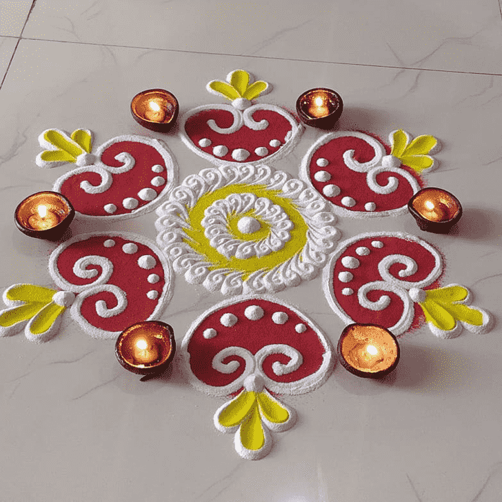 Wonderful Attractive Rangoli Design