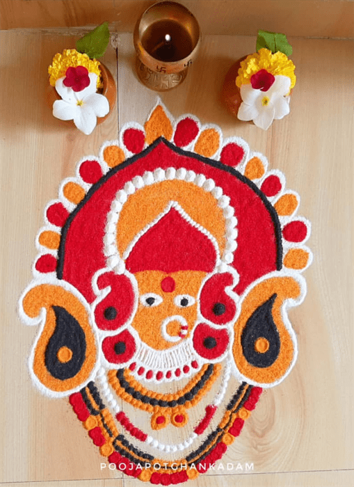 Admirable Auspicious Rangoli Design