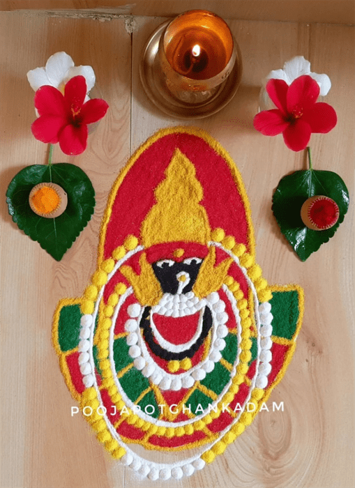 Angelic Auspicious Rangoli