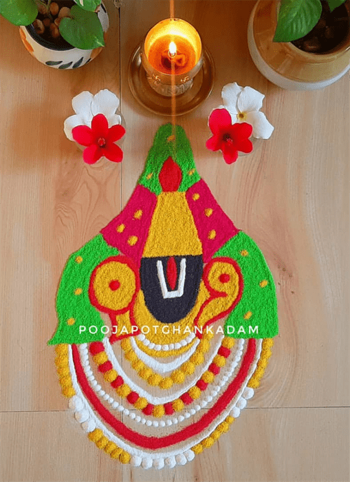 Bewitching Auspicious Rangoli