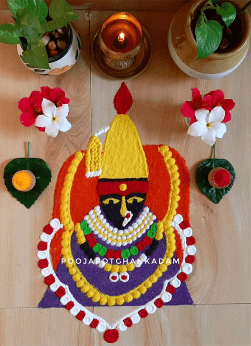 Dazzling Auspicious Rangoli