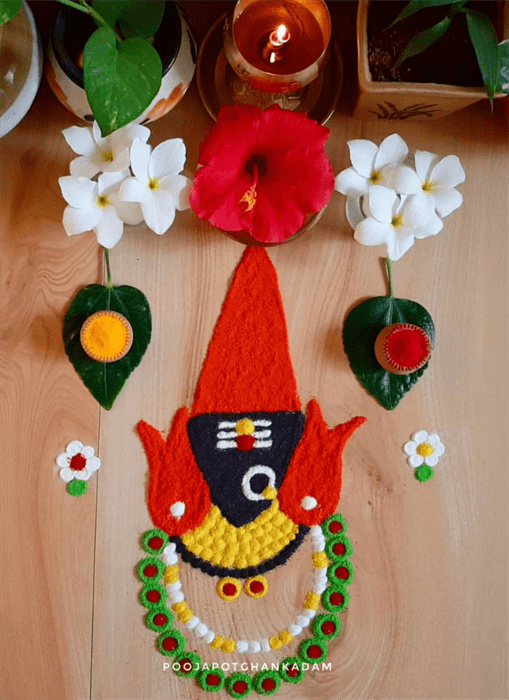 Delightful Auspicious Rangoli