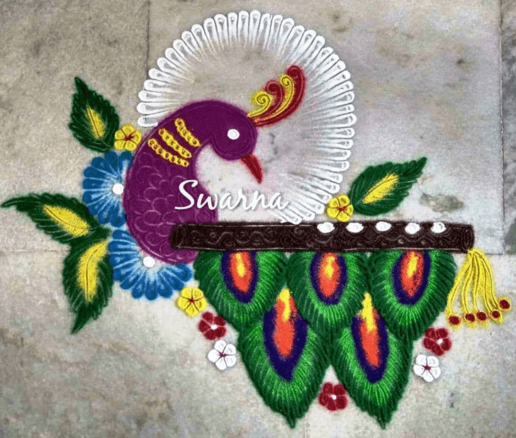 Enthralling Bansuri Rangoli